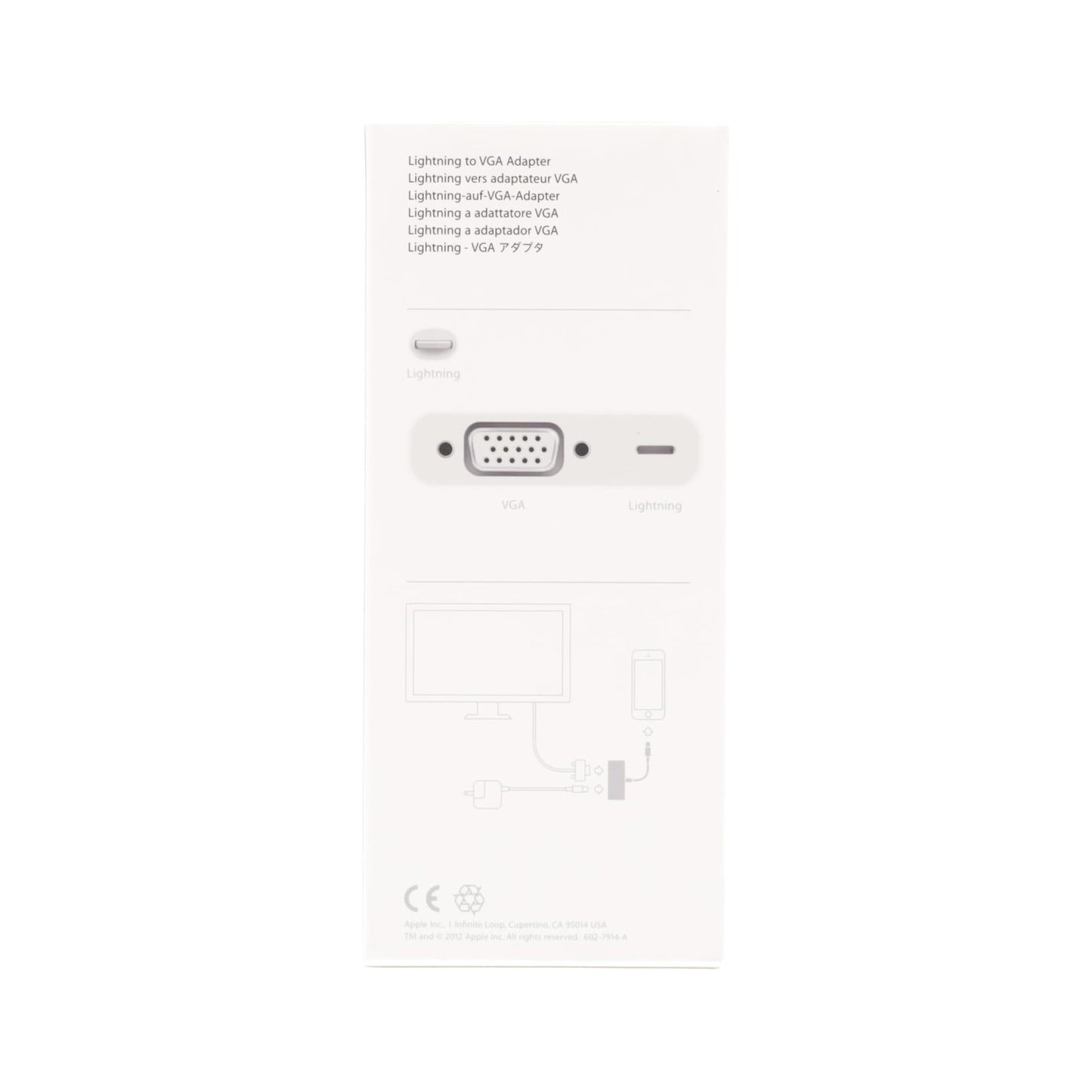 Apple Lightning to VGA Adapter