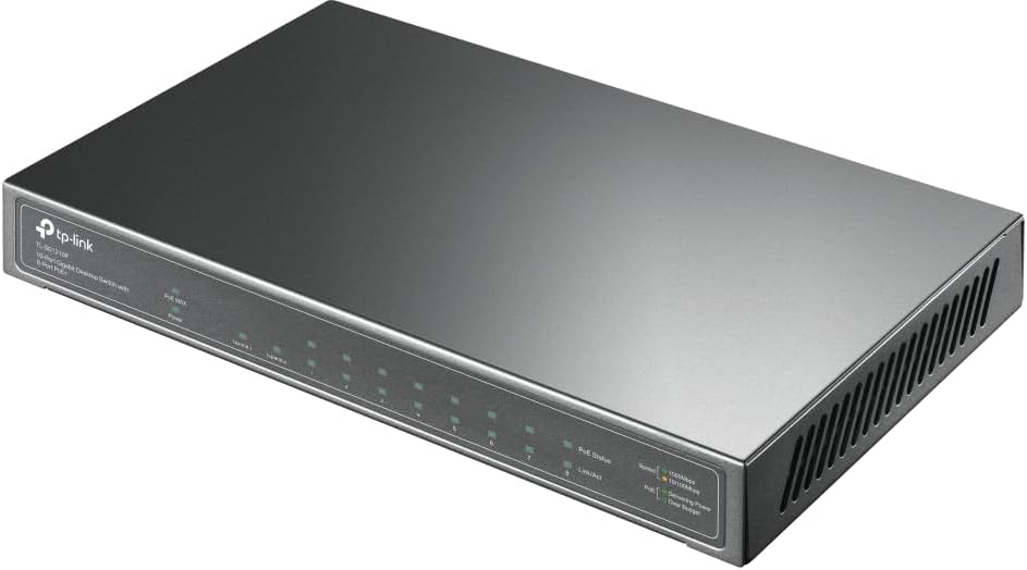 TPLink 10Port Gigabit Desktop Switch with 8Port PoE